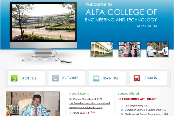 ALFA COLLEGE OF ENGG   TECHNOLOGY    Approved by AICTE, NEW DELHI, Affiliated to JNTU, Anantapur-515003